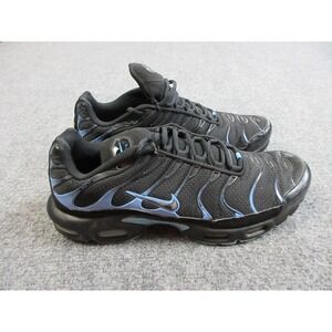 Nike Air Max Plus Black University‎ Blue Shoes Mens Size 9.5 DM0032-005 Sneaker